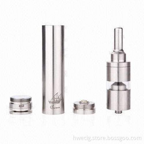 Hongwei 2013 Top Design Full Mechanical Mod Mini Electric Vapor E-cigarette, CE and RoHS Marks